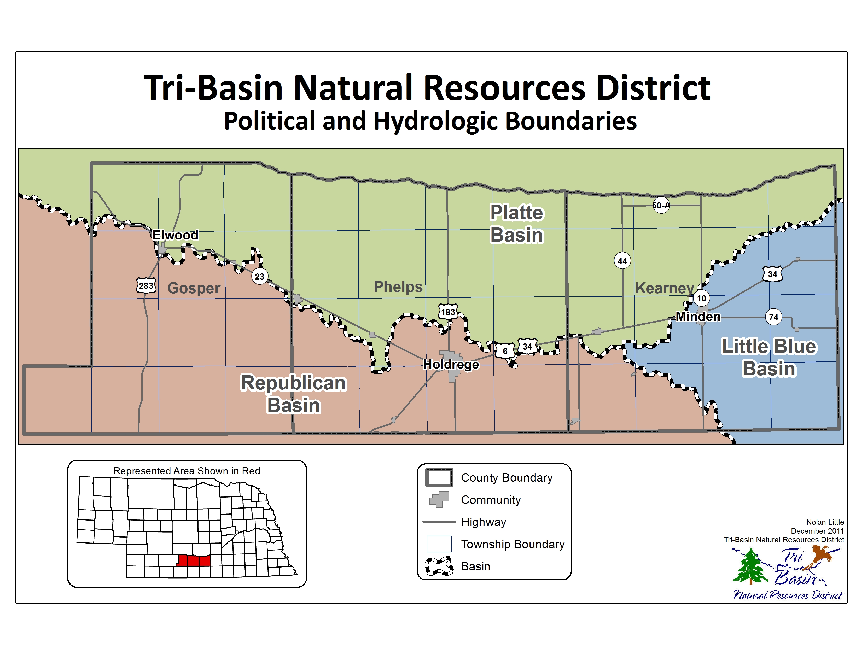 Maps Tri Basin Natural Resources District Gosper Phelps And Kearney Counties